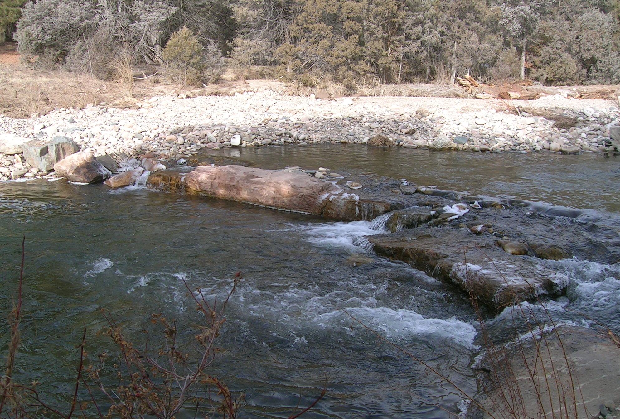 Restored river structure, Pecos NM